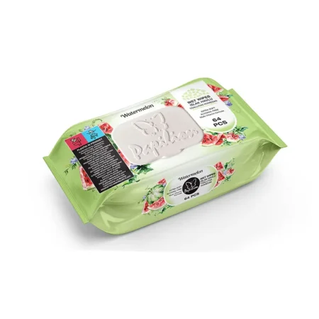 Papilion Chusteczki Nawilżane Watermelon - Arbuzowe 64szt.
