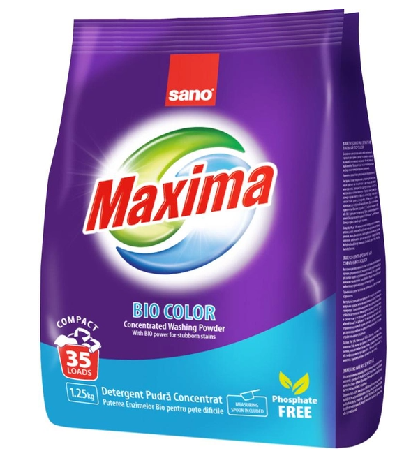 Proszek do prania Sano Maxima Bio Color 1,25 kg