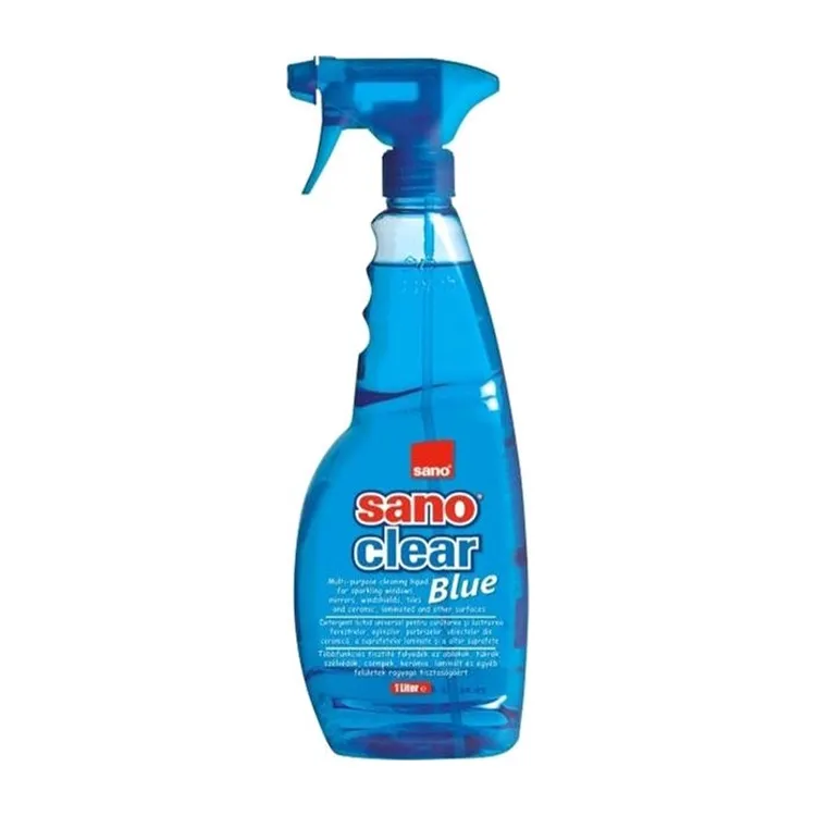 Sano Clear Blue spray do czyszczenia szkła 1L.