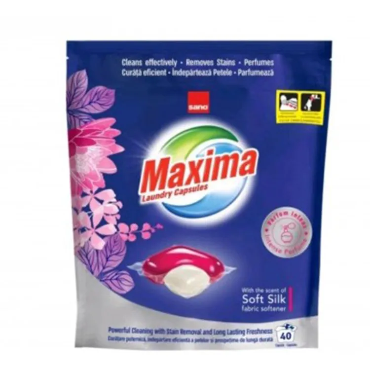Sano Maxima Kapsułki do Prania 40 szt. Soft Silk.