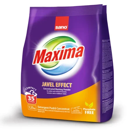 Sano Maxima Proszek do prania Javel Effect 1,25 kg -35prań