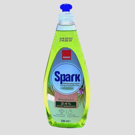 Sano Spark Płyn do Mycia Naczyń o Zapachu Trawy Cytrynowej 500ml.